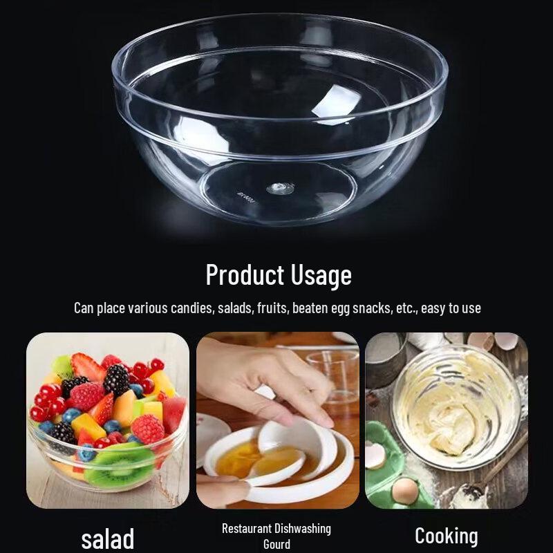 ZISIZ Clear Round PC Acrylic Plastic Coaster