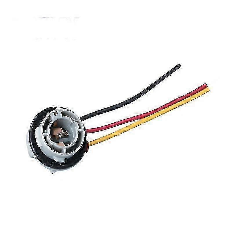 2pcs Bay15d 1157 Car Brake Light Lamp Holder P21/5w Adapter Base