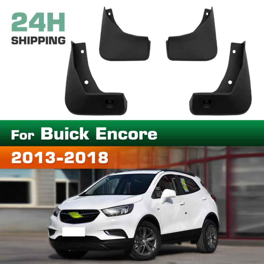 4KS Autoklapy Lapače nečistot Blatníky Autoklapy Kompatibilní s Buick Encore 2013 2014 2015 2016 2017 2018