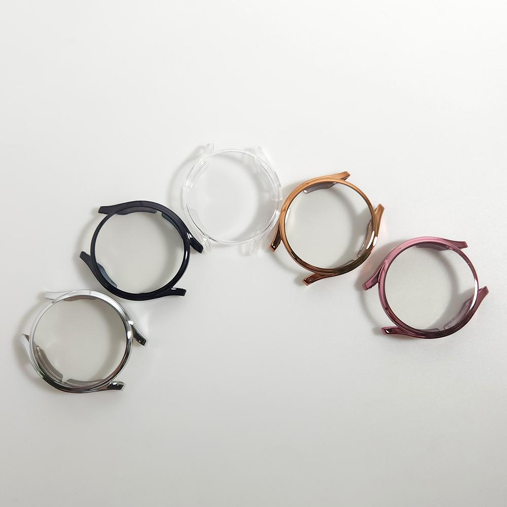 Schutzhülle für Samsung Galaxy Watch 5 44mm 40mm SM-R900 R910/Galaxy Watch 4 Silikon HD Vollbildschutz Abdeckungen Hüllen