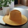 LIDHAY Western Style Suede Hat, Unisex Wide Brim Fedora Hat, Felt Panama Hat, Rancher Hat LIDHAY Western Style Suede Hat, Unisex