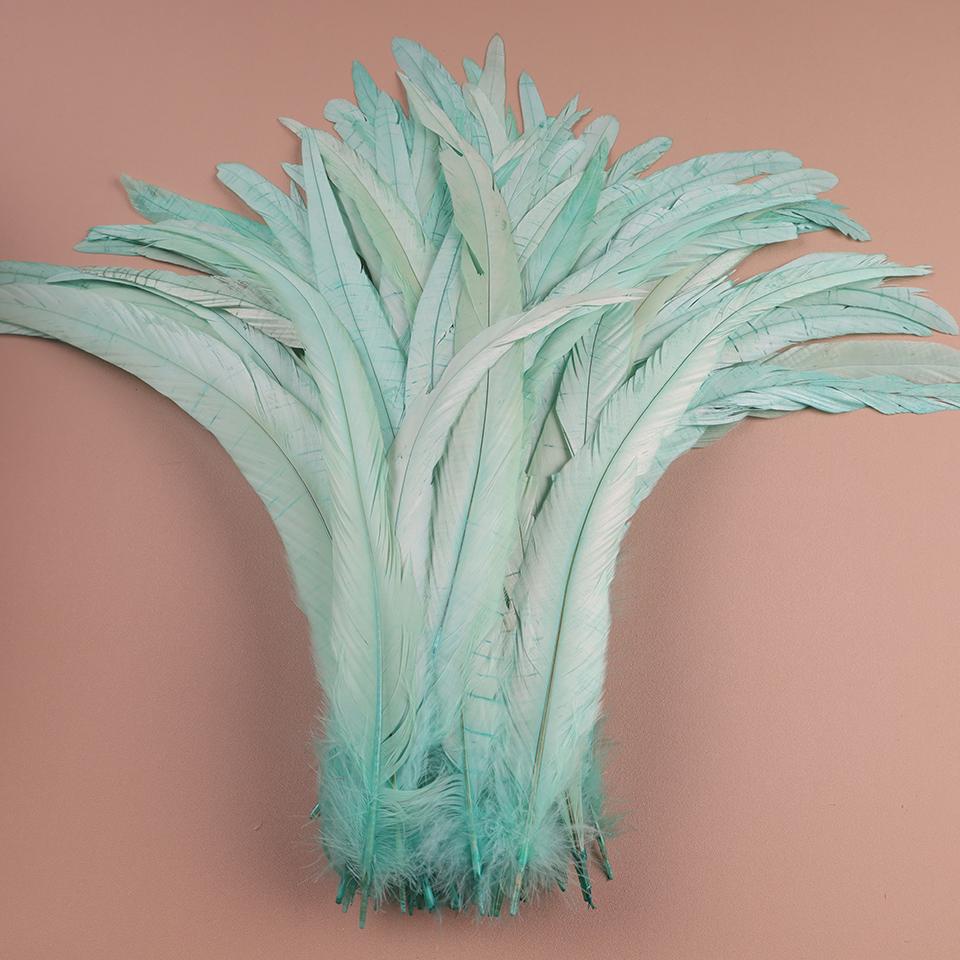 Rooster Feathers 35-40cm 40-45cm Handicraft Crafts DIY Natural Feather Handwork Party Plume Carnival Decoration