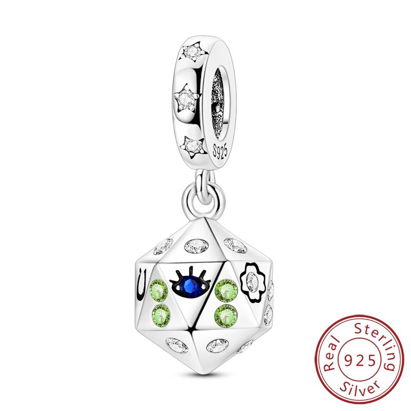 Original Copper Charms Beads Apple Gold Suitcase Family Love Charm Fit Bracelets Bangle Pendant Women Diy Jewelry