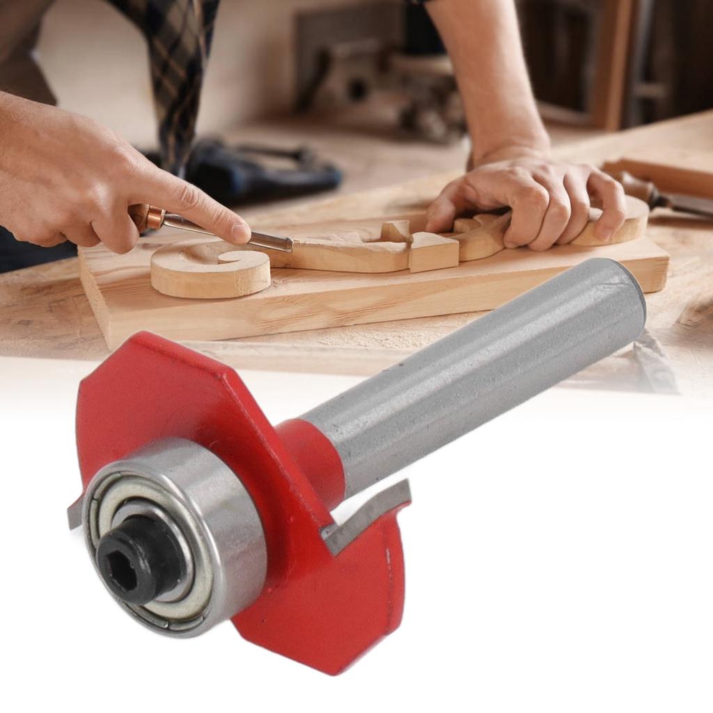 Slot Cutter Router Bit Tungsten Steel Alloy Straight   Slotting Cutter 1/4 Shank