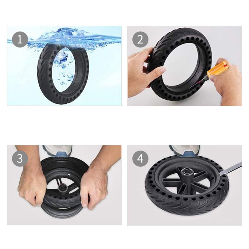 Pneumatico in Gomma Solida 8.5x2 da 8.5 Pollici Adatto per Scooter Elettrico Xiaomi M365/Pro/1s Ecc.