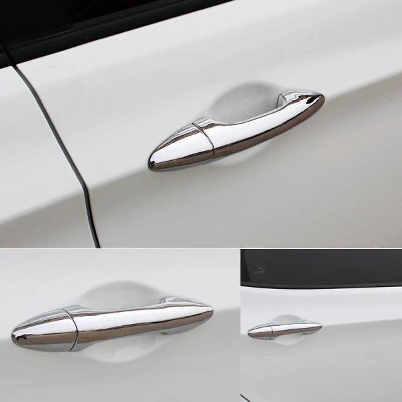 For Hyundai Solaris Verna Ix25 Accent Grand Avega 2010 2011 2012 2013 2014 2015 New Chrome Car Door Handle Cover Trim Sticker