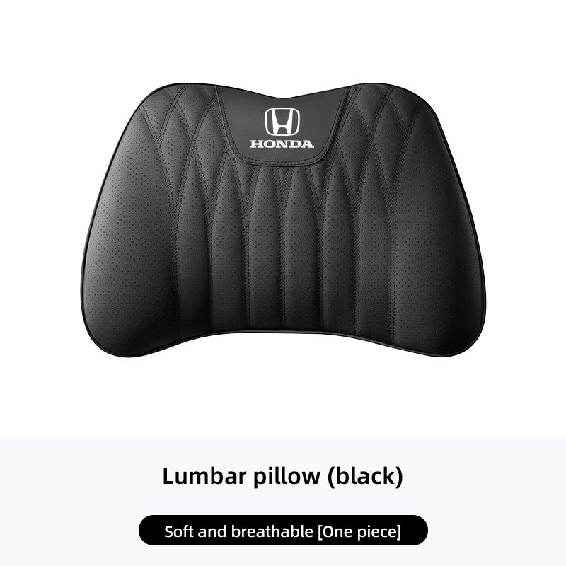 Nappa Leather Car Seat Cover Four Season Cushion Lumbar Pillow For Honda Civic Accord Fit Jazz Pilot CRV Odyssey Passport City JS1