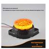 6PCS LED Side Marker Lights 24V Amber Trailer Marker Lamps – Cab Marker / Truck / RV / Semi Truck / Cargo Trailer Lights (Universal Fit)