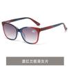 Gradually Changing Color Reading Glasses Women'S Fashion Large Frame Progressive Sun Reading Glasses High Definition Reading Mirror