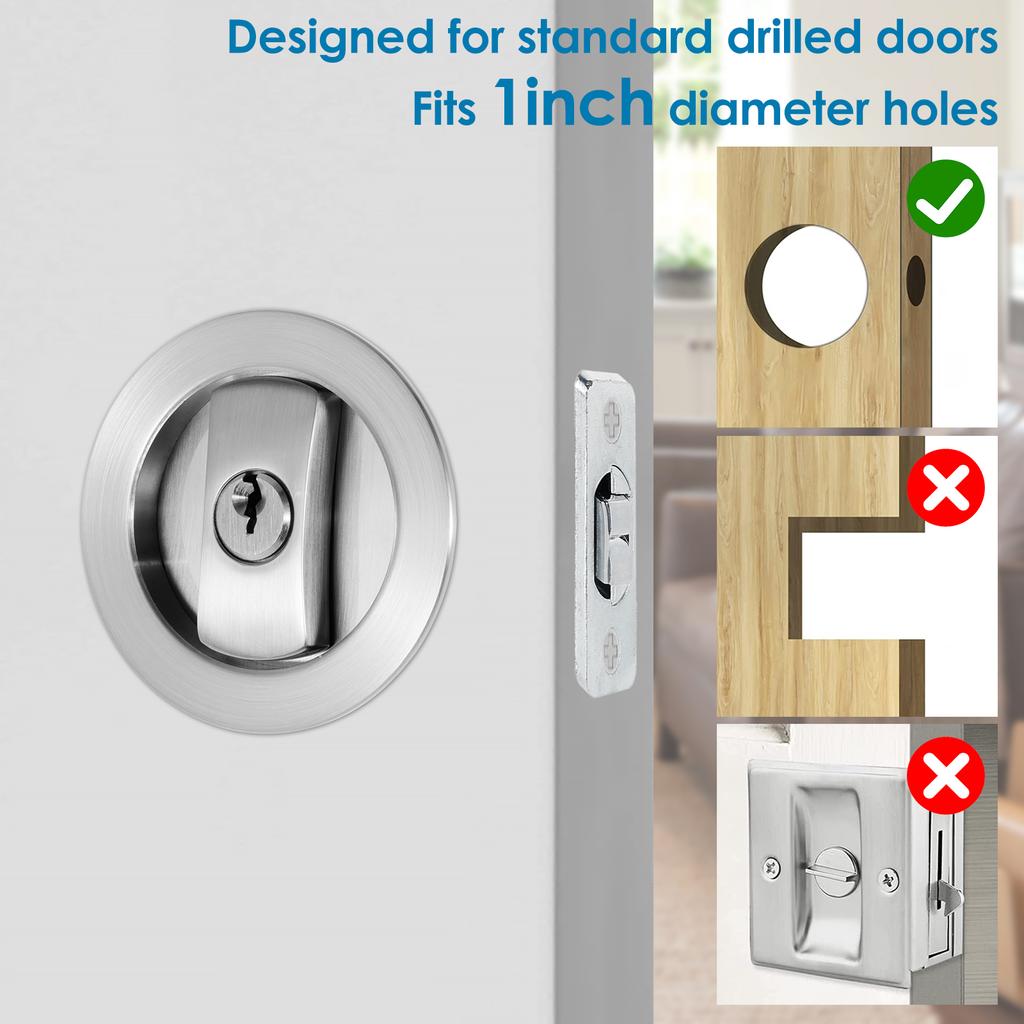 Türschloss Rund Schwarz Schiebetürschloss Scheunentür Badezimmer Doppelhaken Schiebetürschloss Badezimmer Hakenverschluss