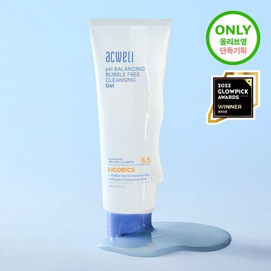 ACWELL PH Balancing Bubble-Free Cleansing Gel 160ml