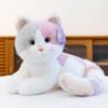 Tricolor Kitten Plush Toy - Cute Orange Cat Desk Companion Ornament Doll