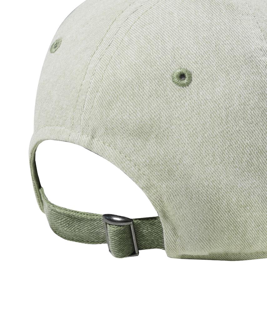 GAINSBORO Lettering Mix Cotton Ball Cap_Beige/Green