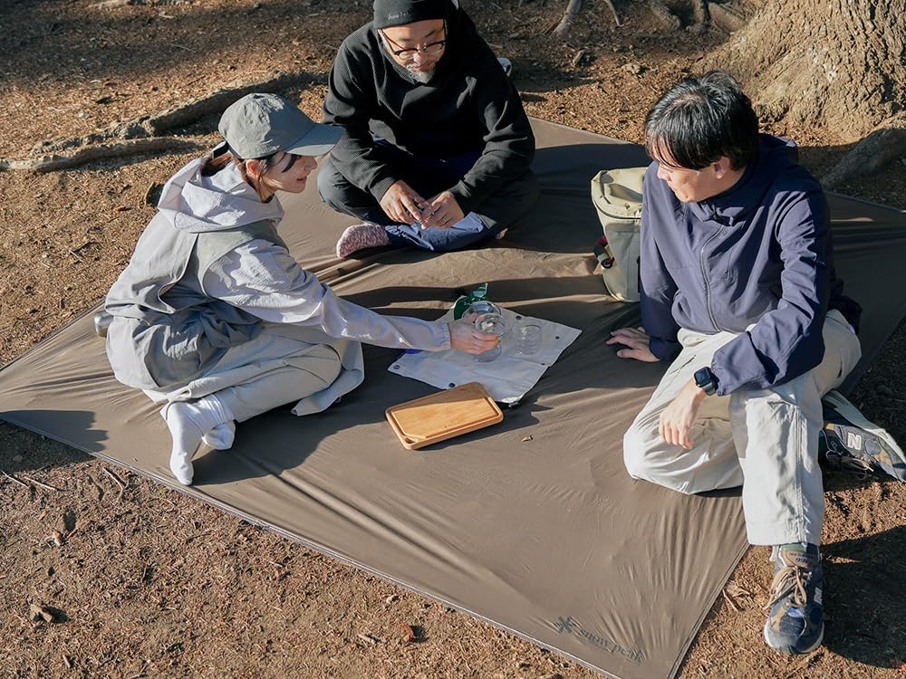 Snow Peak Picnic UL Size L Perfect for Outdoor Mountain and and Sheet, (UG-094), Camping, Activities, Festivals, Picnics, Climbing, Parks.