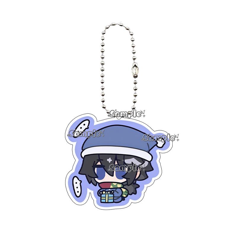 Double-sided Printing Anime Kochou Shinobu Tomioka Giyuu Tanjiro Kamado Nezuko Keychain Acrylic Pendant Charm Fans Gifts Jewelry