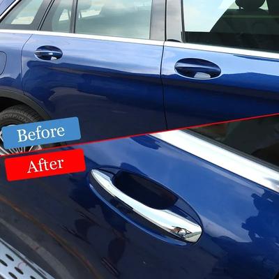 ABS Left Hand Driver For Mercedes Benz E Class W213 2016- GLC X253 C Class W205 2015- Car Door Handle Trim Accessories