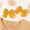 10/20pcs Soft Cotton Hair Bows for Baby Girls 2'' Cute Handmade Bowknot Clips Kid Hair Accessories Lovely Headwear