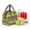 Curious George In An Airplan Insulated Lunch Bag for Women Kids Portable Food Boxes Thermal Lunch Box Tote