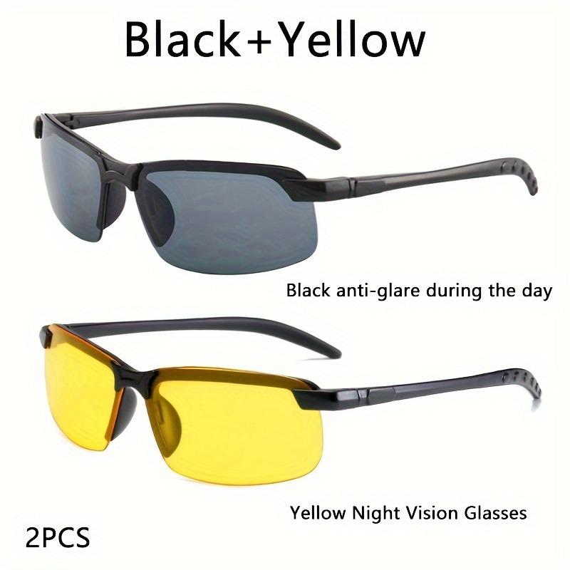 Brýle pro noční vidění pro ženy muže módní polorámové řidičské brýle proti oslnění brýle pro noční jízdu