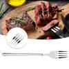 5Pcs Rustless Steel Table Fork Polished Glossy Dining  Fork Reusable Dinner Fork  Banquet  Use