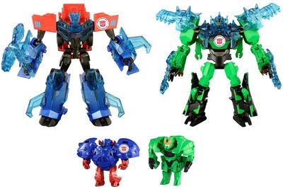 Ensemble d'armure suprême Transformers TAV45 Optimus Prime Grimlock et