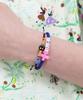 Bonbeau Kitsch Motives Charm Beads Knot Bracelet Kitsch Smile Teddy Bear Charm Beads Thread Bracelet Knot Bracelet