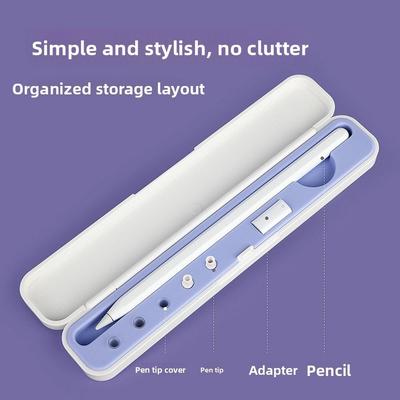 Siliconen Bewaarkoffer Beschermende Schokbestendige Tablettouchpen Hoesjes Potloodhouder voor Stylus Pen 1e/2e Generatie Kantoor