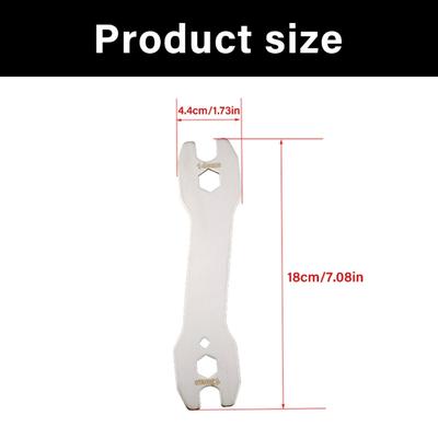Bicycles Hub Adjusting Tool Mountain Bicycles Hub Cone Adjuster Wrench Stainless Steels Bike Hub Wrench Repair Tool