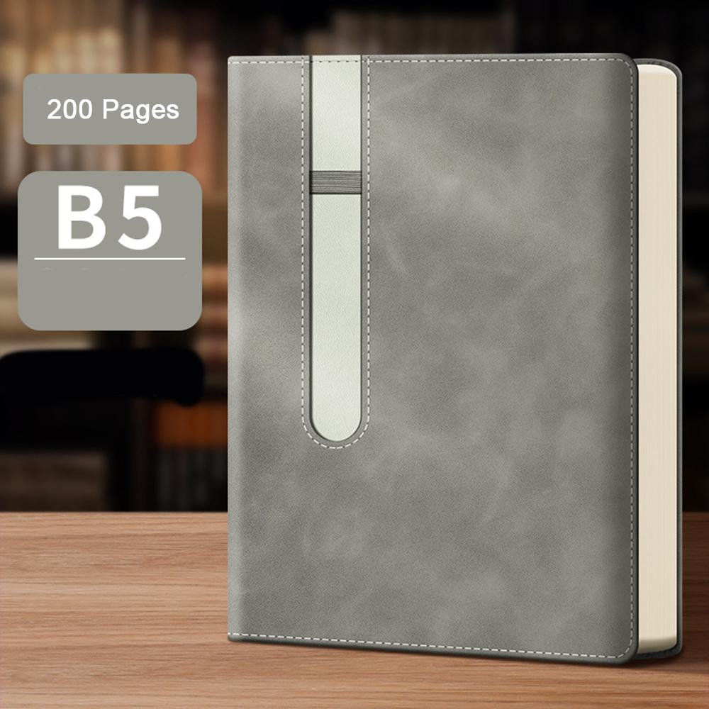 (Logo Can Be Engraved) A5/B5 Student Subject Notebook, Business Notebook, Diary, Work Meeting Minutes, Travel Log