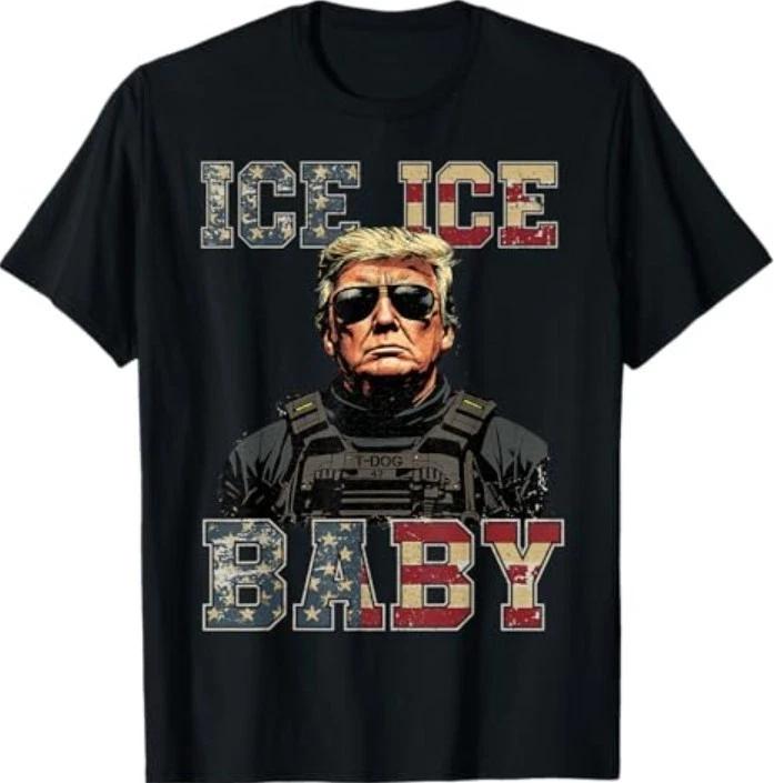 Vintage Ice Ice Baby Funny Trump T-Shirt XXL