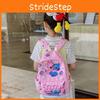 Stitch Angel Flower Sailboat Ice Cream Cartoon Printed Children Backpack For Preschool Children