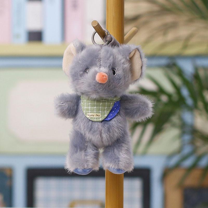 Portachiavi Peluche Animale Cartone Animato Elefante Panda Giocattolo Morbido Per Bambini E Collezionisti
