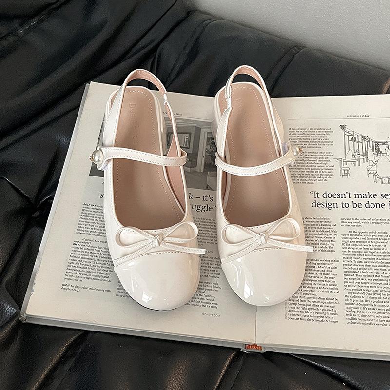 

Retro thin strap bow Mary Jane shoes women s summer new fashion versatile thick heel single shoes 39