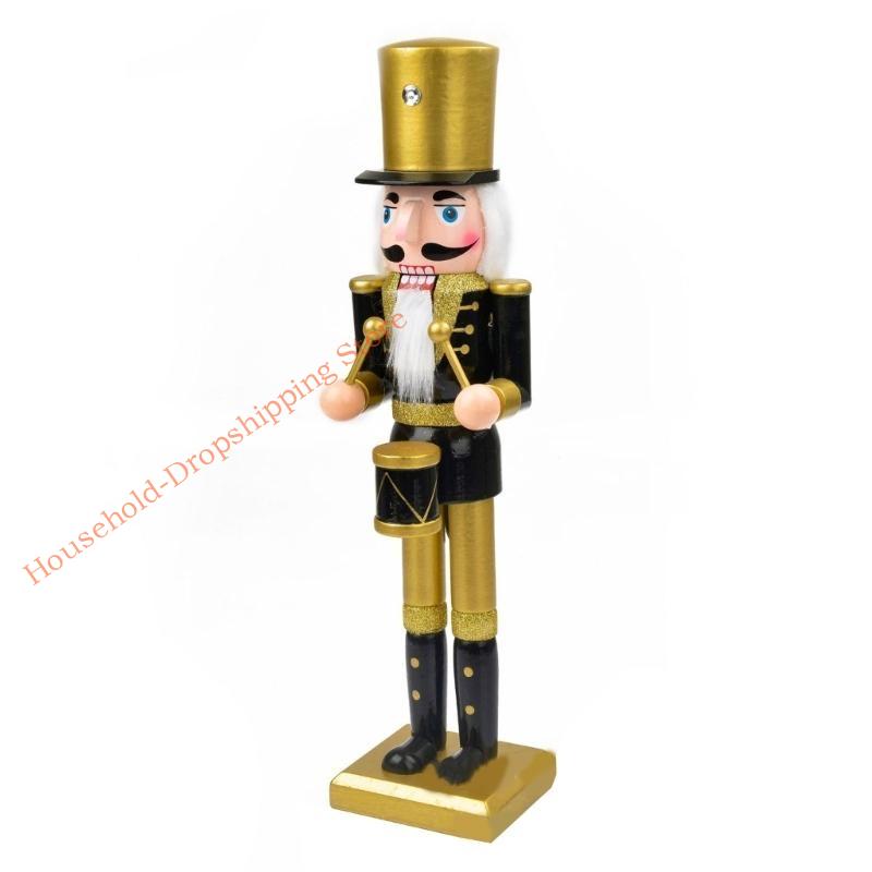 85AD Christmas King Nutcrackers Soldier Doll Ornament Craft for Festival Holiday