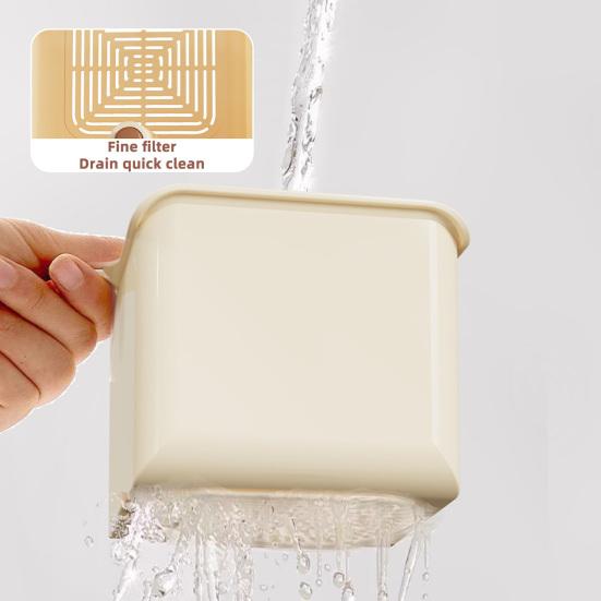 Yousheng 1/2Pcs Drain Basket Sink Food Catcher Detachable Easy to Clean Simple Installation Compact Kitchen Sink Strainer Basket