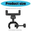Phone Bracket with Full Rotation Capability Anti Slip Grip Phone Clamp Suitable for Musicians Streamers Video Creators