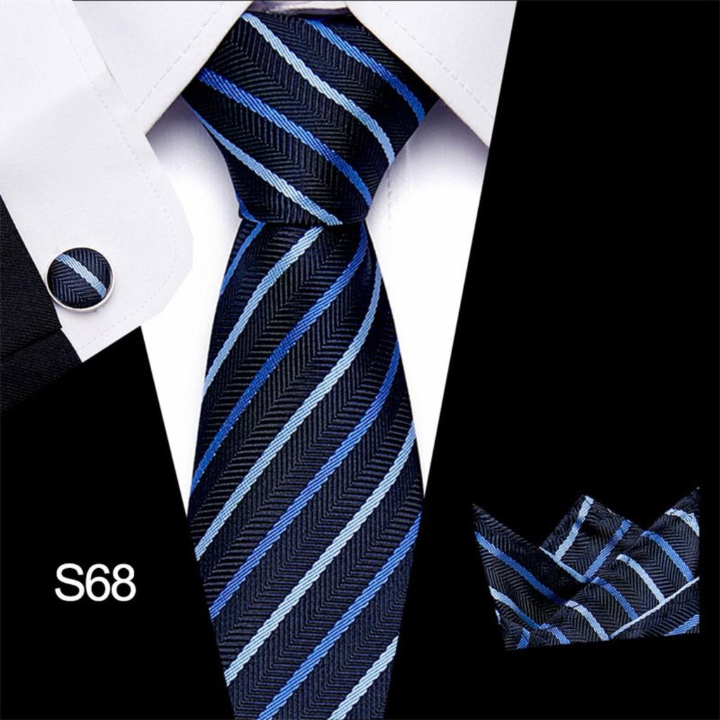Men's Business Professionals Striped Tie Wedding Suit Accessories Polyester Tie Men