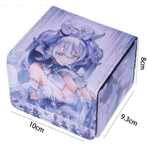 Labyrinth Deck Case, Horizontal Loading, Trading Card Case, Magnetic, PU Leather, Holds 100 Cards, Sleeves Compatible, Yu-Gi-Oh!, Pokemon, Duel Master