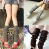 Leg Warmers for Women, Knitted Leg Warmers, Crochet Winter Knee Warmers, Long Boot Cuffs Socks for Women Girls