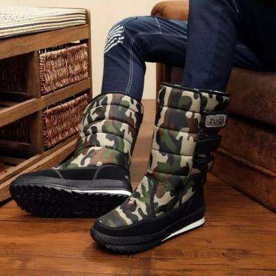Winter Men's Women's Cotton Shoes Warm Thick Soled Non Slip Outdoor Simple Comfortable Wear-resistant Men's Women's Cotton Boots