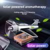 Creative Solar-powered Airplane Aromatherapy Solid Car Rotating Decoration Interior Fragrance Ornament