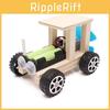 Science Educational Diy Wind-powered Car Wooden Model Kit For Elementary School Hands-on Learning