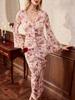 2025 Slim Fit Printed Long Sleeve Dress for Women - Spring/Summer Collection