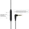 3.5mm Wired Earphones Cable Detachable Replacement Headphone Cord