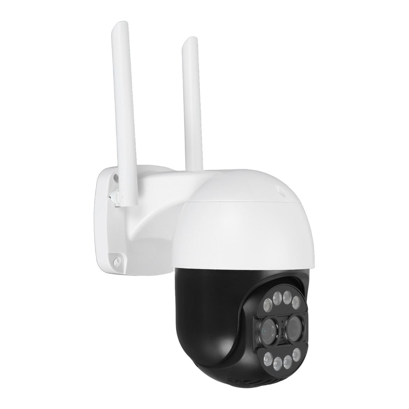 

8X Security Camera Dual Modes Wireless WiFi Surveillance Camera 4MP+4MP Dual Lens Outdoor