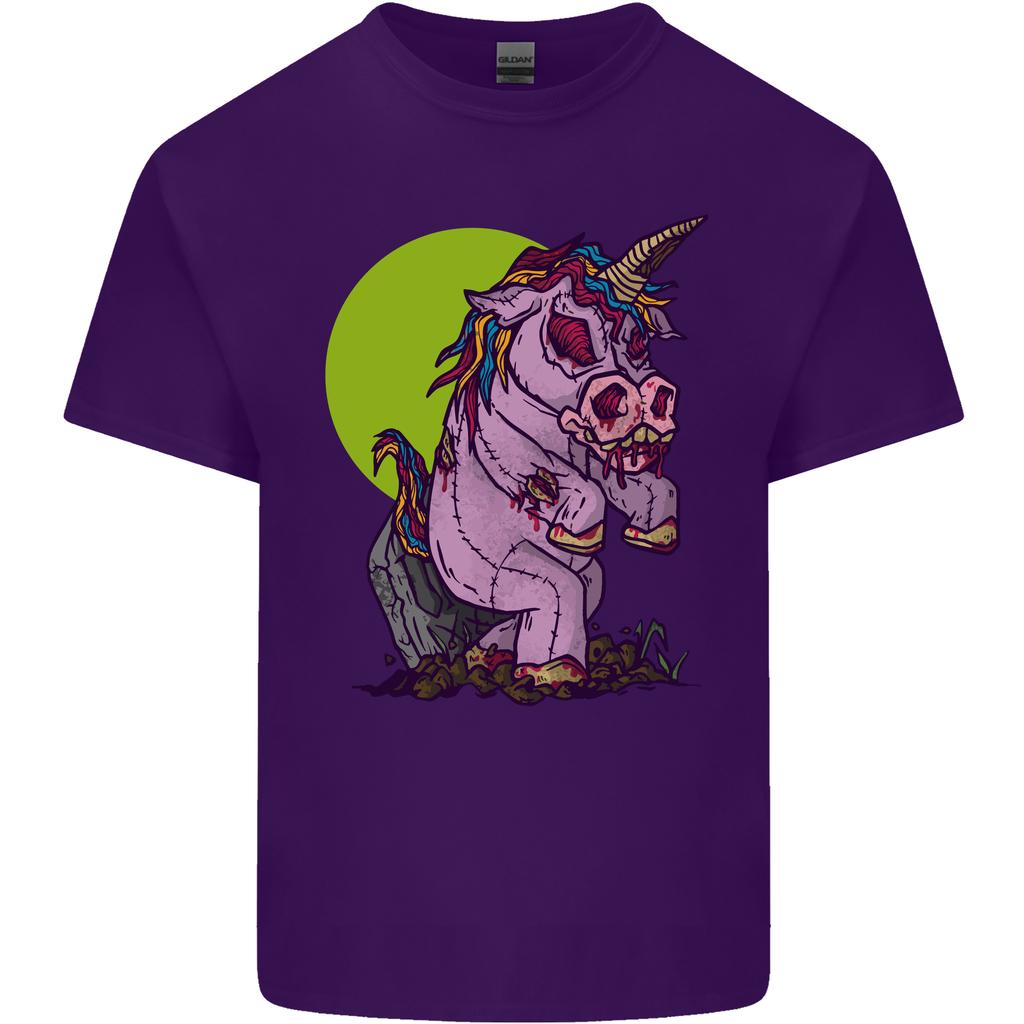 A Zombie Unicorn Funny Halloween Horror Unisexs Light Cotton TShirt