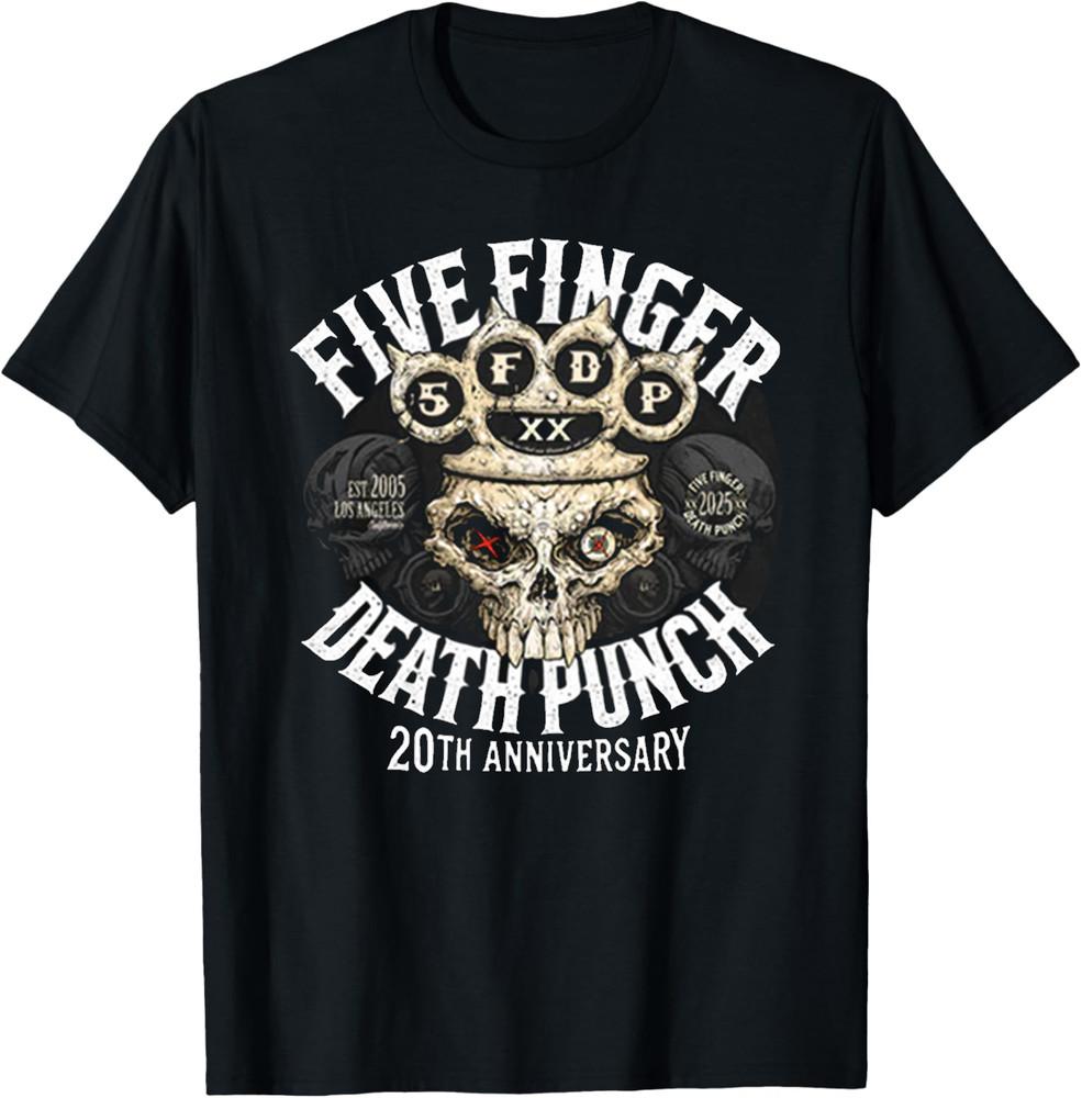 Five Finger Death Punch T-Shirt, 5FDP 20th Anniversary Knucklehead T-Shirt Unisex T-Shirt XXXL