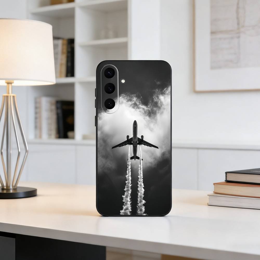 Airplane Plane  Phone Case For Samsung Galaxy A73,A72,A71,A70,A52,A51 Others Soft Black Cover