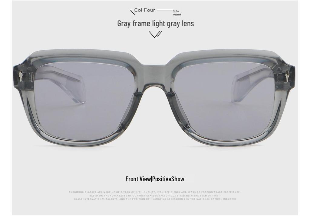 2026 Unisex High-End Sunglasses: Women's Big Face Slimming & Men's Driving Sun Protection
