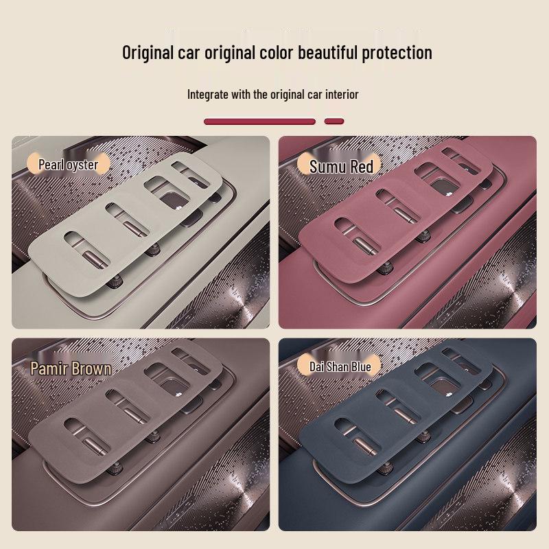 Fits 26 Nio ES8 Models: Door Window Lift Button & Pull Handle Protection Pad - Scratch Guard Interior Car Accessory.